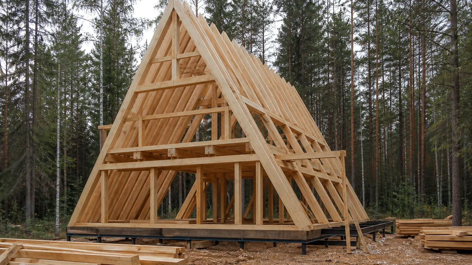 Проверка решения: как выбрать участок под a-frame дом